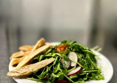 Arugula Salad & Chicken image