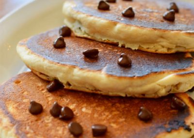 Chocolate chip pancake image